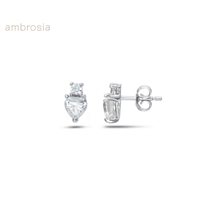 Ohrringe Ambrosia Dame DEA DI LUCE in Weißgold Zircone AOZ531